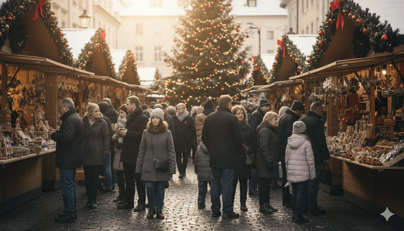 Julemarked i Roskilde - Adventsmarkedet 2025 – julehygge for hele familien